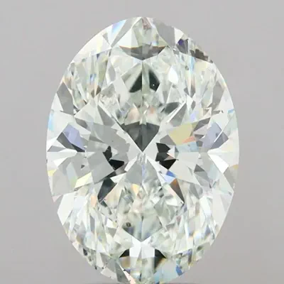 4.04ct F SI2 Very Good Cut Oval Diamond