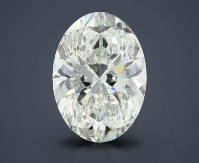 4.04ct F SI2 Very Good Cut Oval Diamond