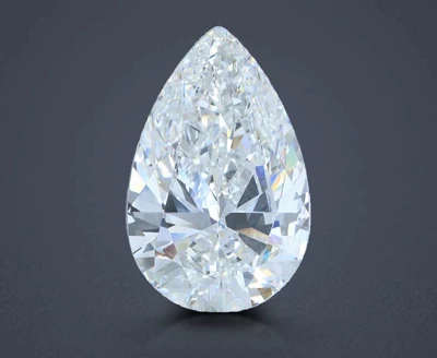 15.02ct E VVS2 Rare Carat Ideal Cut Pear Lab Grown Diamond