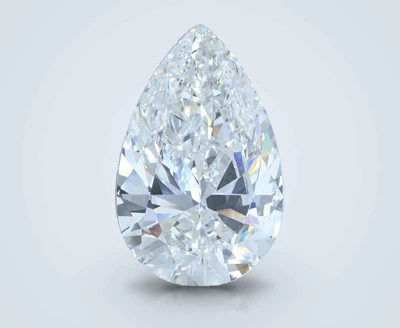 15.02ct E VVS2 Rare Carat Ideal Cut Pear Lab Grown Diamond