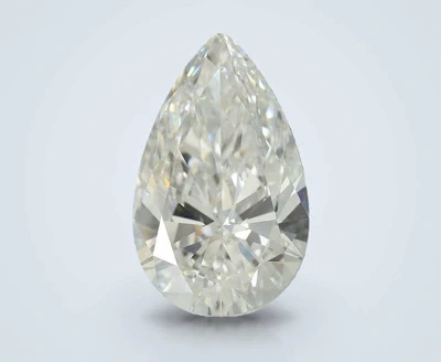 9.76ct E VVS2 Rare Carat Ideal Cut Pear Lab Grown Diamond
