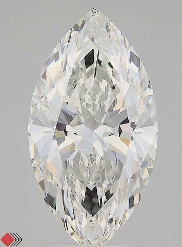 3.53ct I SI1 Rare Carat Ideal Cut Marquise Diamond