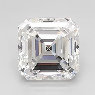 3.05ct E VVS2 Rare Carat Ideal Cut Asscher Lab Grown Diamond