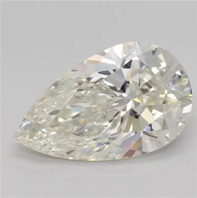 3.05ct G VS1 Rare Carat Ideal Cut Pear Lab Grown Diamond
