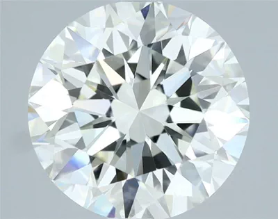 2.01ct J VVS2 Rare Carat Ideal Cut Round Diamond