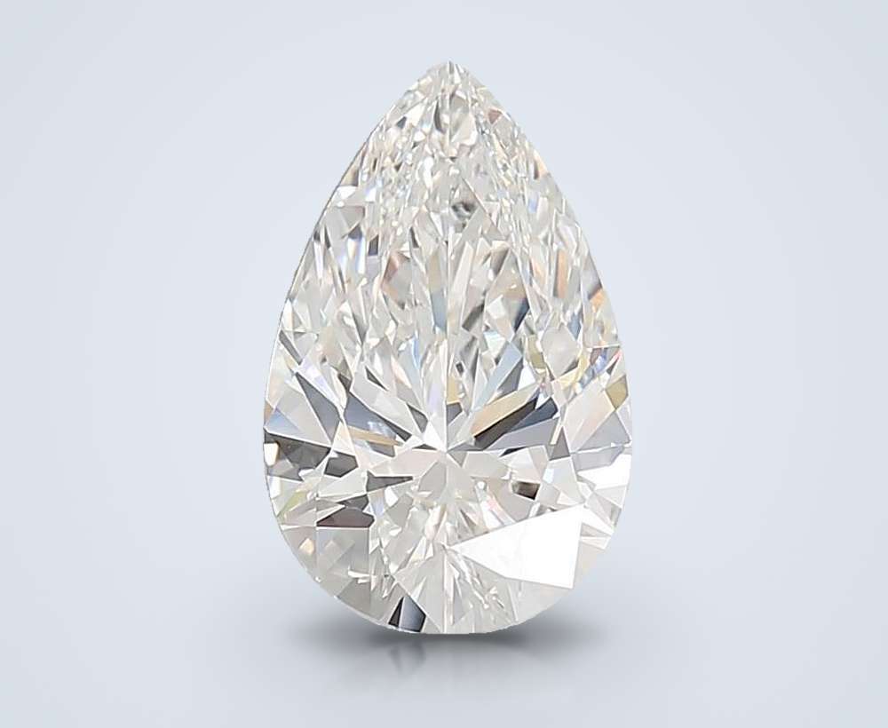 10.05ct F VVS2 Rare Carat Ideal Cut Pear Lab Grown Diamond