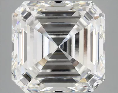 10.13ct F VVS2 Excellent Cut Asscher Lab Grown Diamond