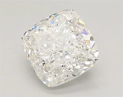 3.03ct E VVS2 Rare Carat Ideal Cut Cushion Lab Grown Diamond