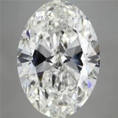 11.61ct F VVS2 Rare Carat Ideal Cut Oval Lab Grown Diamond