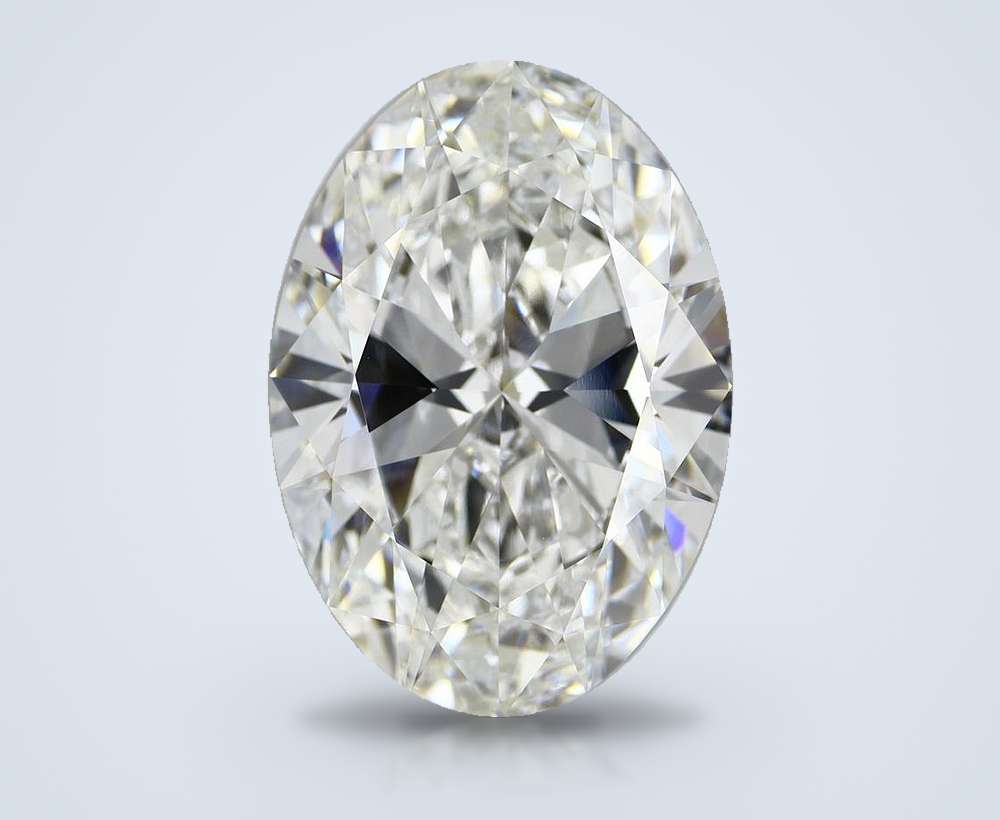 11.61ct F VVS2 Rare Carat Ideal Cut Oval Lab Grown Diamond
