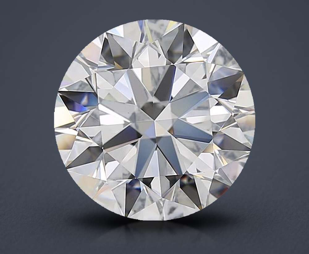 5.04ct E VS2 Rare Carat Ideal Cut Round Diamond