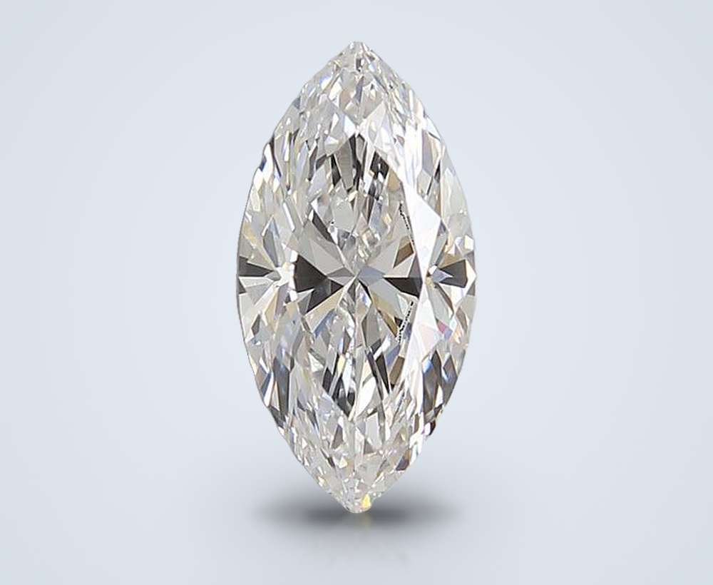 2.05ct E VVS2 Rare Carat Ideal Cut Marquise Lab Grown Diamond