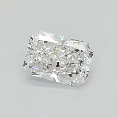 5.07ct F VS1 Rare Carat Ideal Cut Radiant Lab Grown Diamond