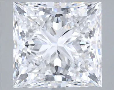 12.55ct F VVS2 Rare Carat Ideal Cut Princess Lab Grown Diamond