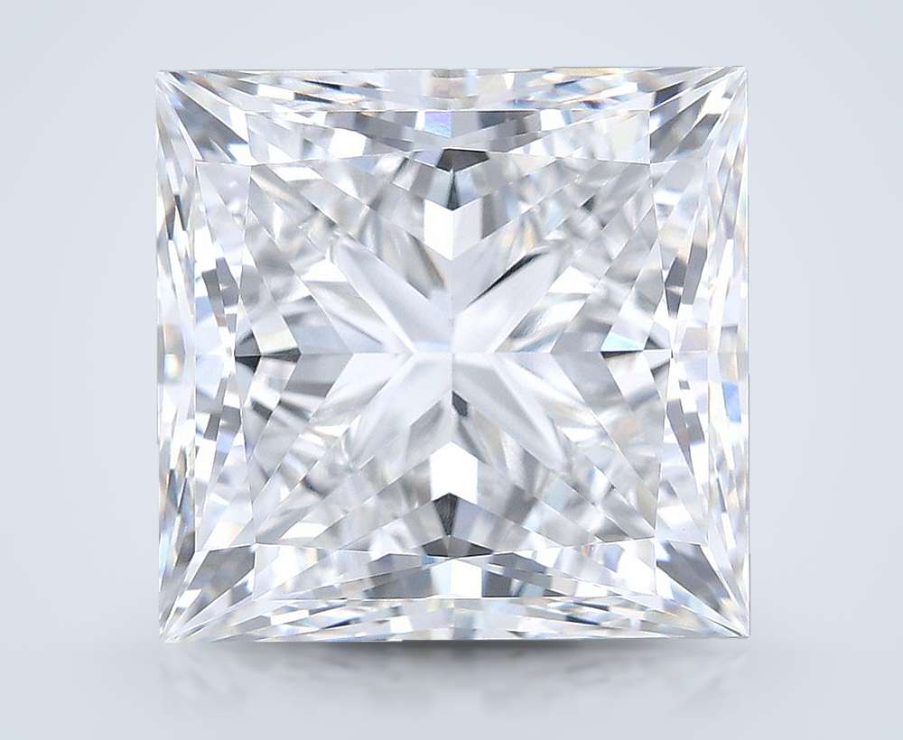12.55ct F VVS2 Rare Carat Ideal Cut Princess Lab Grown Diamond
