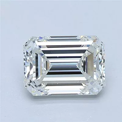 1.30ct H VS2 Rare Carat Ideal Cut Emerald Diamond