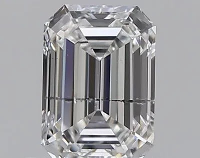 0.50ct F SI2 Excellent Cut Emerald Diamond