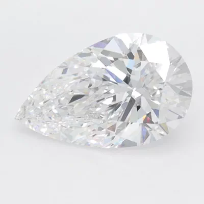 1.57ct D VVS2 Rare Carat Ideal Cut Pear Lab Grown Diamond