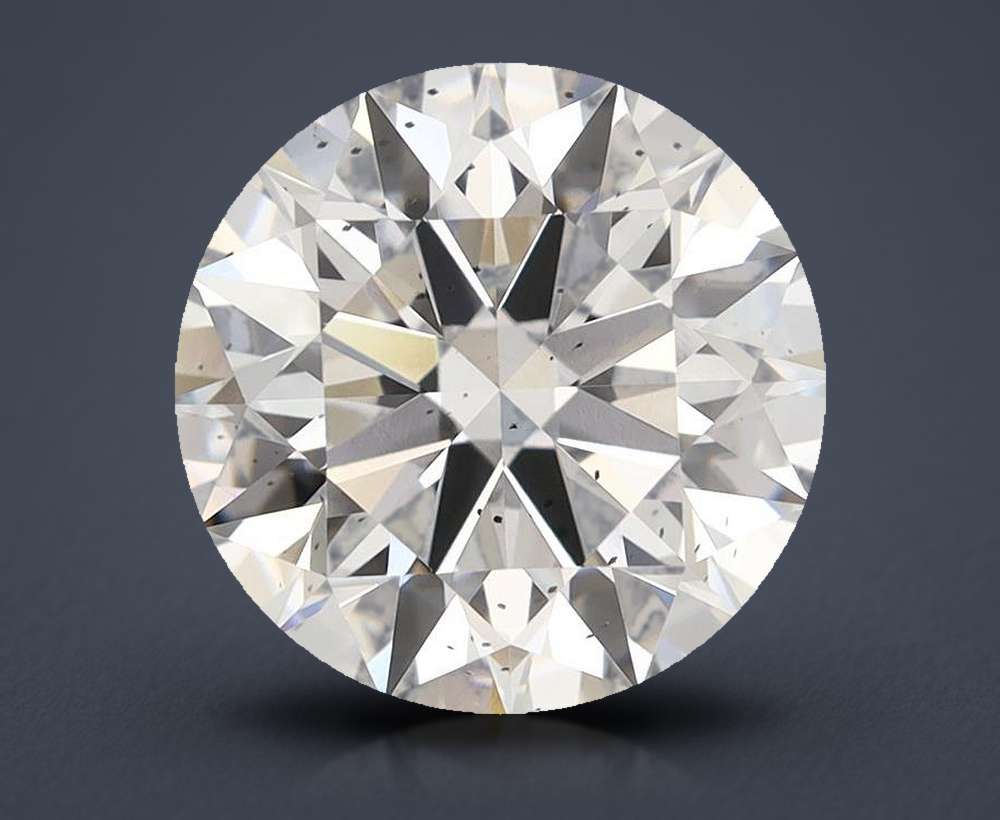 5.02ct F SI1 Rare Carat Ideal Cut Round Lab Grown Diamond