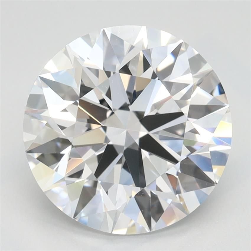 2.77ct D VVS1 Rare Carat Ideal Cut Round Lab Grown Diamond