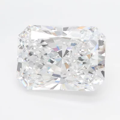 4.10ct D VVS1 Rare Carat Ideal Cut Radiant Lab Grown Diamond