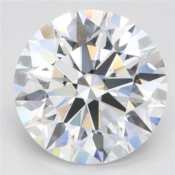 2.98ct D VVS1 Rare Carat Ideal Cut Round Lab Grown Diamond