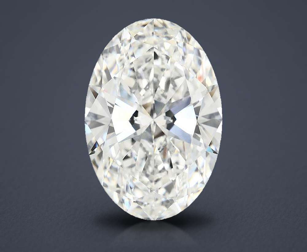 10.16ct F VVS2 Rare Carat Ideal Cut Oval Lab Grown Diamond