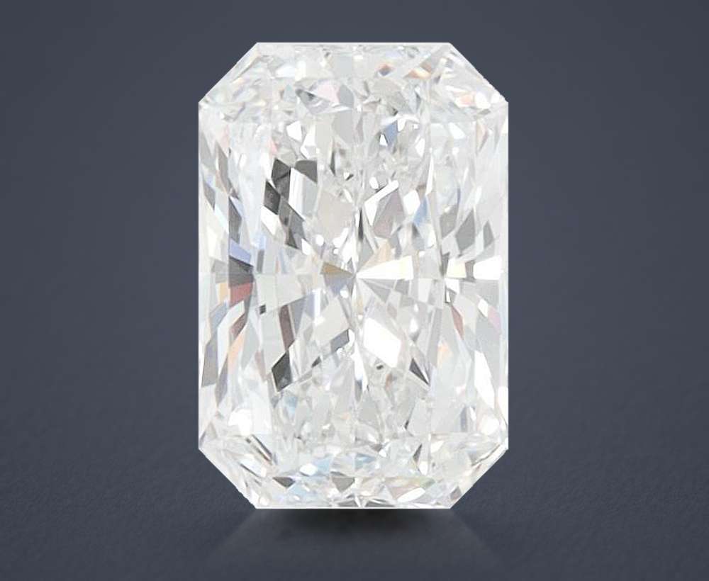 1.05ct D VVS1 Rare Carat Ideal Cut Radiant Lab Grown Diamond