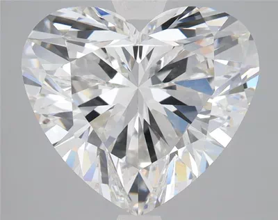 5.10ct F VS1 Rare Carat Ideal Cut Heart Lab Grown Diamond