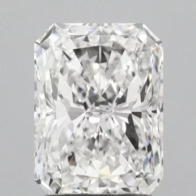 2.03ct E VVS1 Rare Carat Ideal Cut Radiant Lab Grown Diamond