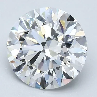 2.30ct D VS2 Rare Carat Ideal Cut Round Diamond