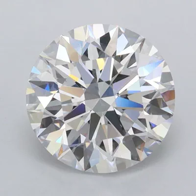 1.87ct D FL Rare Carat Ideal Cut Round Lab Grown Diamond