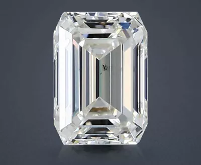 2.01ct I SI1 Rare Carat Ideal Cut Emerald Diamond