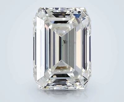 2.01ct I SI1 Rare Carat Ideal Cut Emerald Diamond