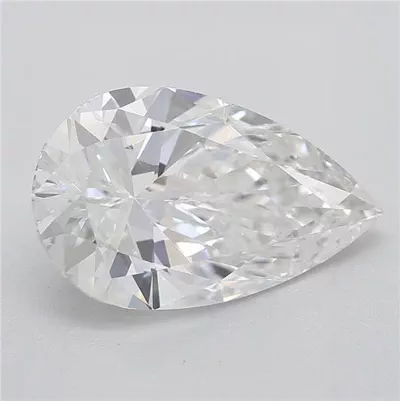 2.01ct F SI2 Rare Carat Ideal Cut Pear Diamond