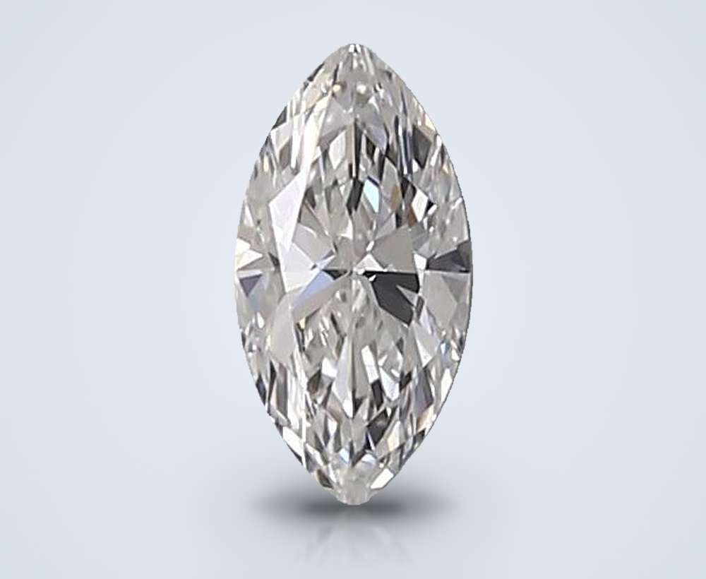 0.47ct D VVS1 Rare Carat Ideal Cut Marquise Lab Grown Diamond