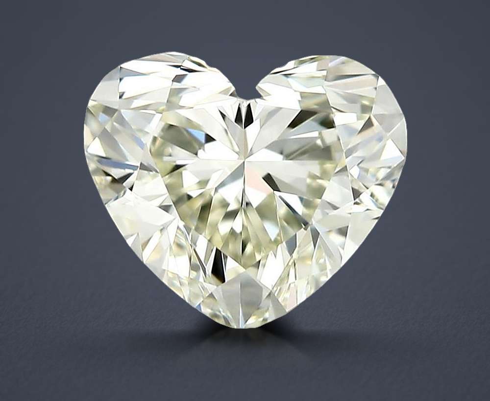0.53ct K IF Rare Carat Ideal Cut Heart Diamond