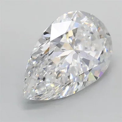 2.01ct D VS2 Rare Carat Ideal Cut Pear Lab Grown Diamond