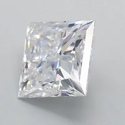 1.02ct D VS1 Rare Carat Ideal Cut Princess Lab Grown Diamond