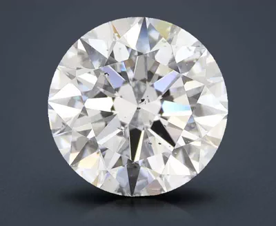 2.61ct D SI2 Rare Carat Ideal Cut Round Diamond