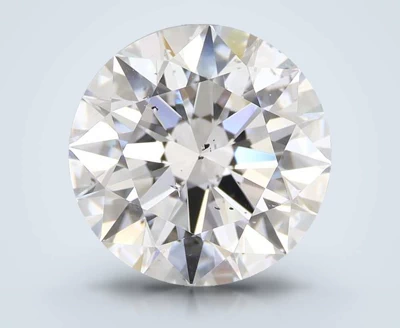 2.61ct D SI2 Rare Carat Ideal Cut Round Diamond