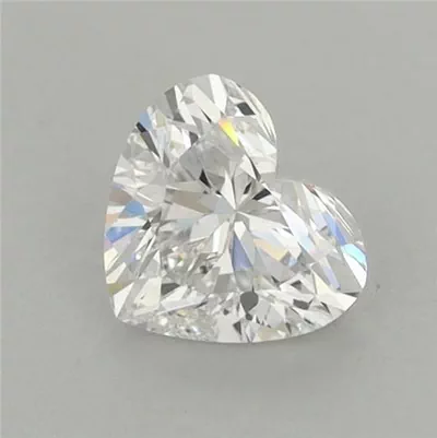 0.84ct D VVS2 Rare Carat Ideal Cut Heart Lab Grown Diamond