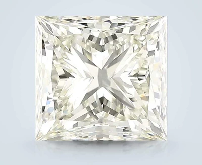 3.81ct K VVS1 Rare Carat Ideal Cut Princess Diamond