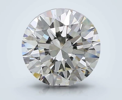 4.00ct K VS2 Rare Carat Ideal Cut Round Diamond