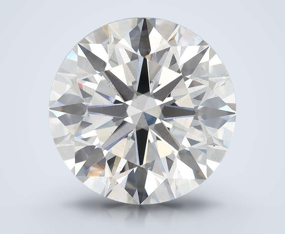 7.10ct F SI1 Rare Carat Ideal Cut Round Lab Grown Diamond