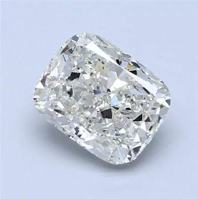 3.04ct J SI2 Very Good Cut Cushion Diamond