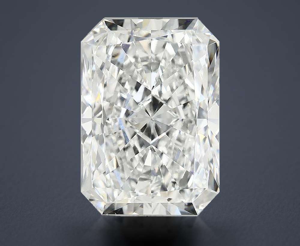 11.01ct E VVS2 Rare Carat Ideal Cut Radiant Lab Grown Diamond