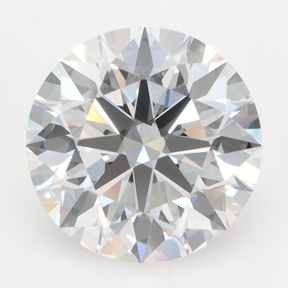 4.65ct D FL Rare Carat Ideal Cut Round Lab Grown Diamond