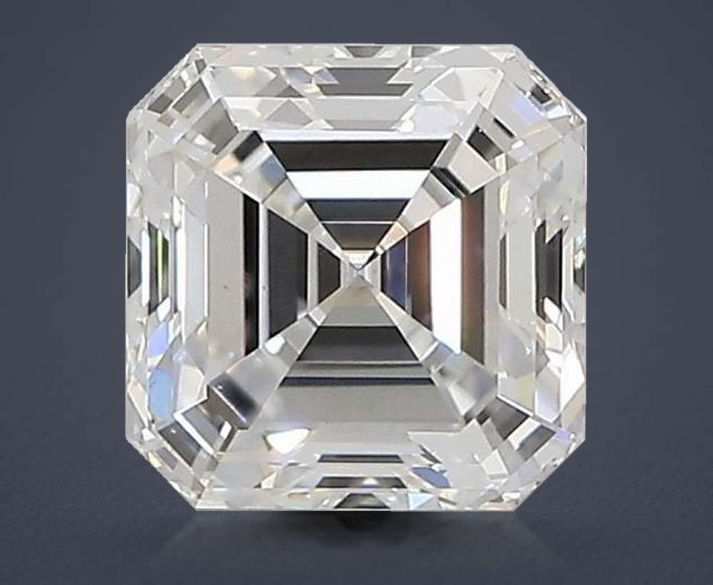 1.84ct D VS1 Rare Carat Ideal Cut Asscher Lab Grown Diamond
