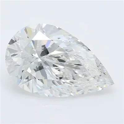 2.11ct F VS1 Rare Carat Ideal Cut Pear Lab Grown Diamond